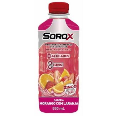 Imagem de Sorox Morango Com Laranja 550ml Bebida Isotonica