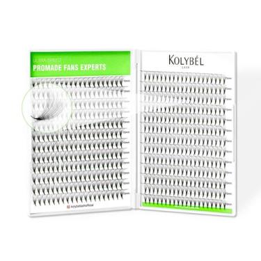 Imagem de Ventiladores de cílios pré-fabricados Kolybel 14D 0,03 mm D Curl 11 mm