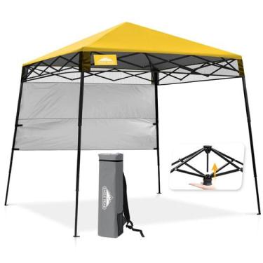 Imagem de Tenda dobrável amarela Shelter EAGLE PEAK de 8 x 8 pés