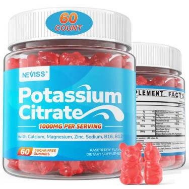 Imagem de Suplemento mineral Neviss Potassium Citrate 1000mg Gummies 60 ct