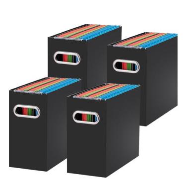 Imagem de Organizador de arquivos Oterri 31x13x25 cm, tamanho carta, pacote com 