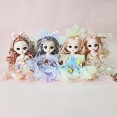 Imagem de Mini bonecas TNDCKP, 4 peças de 16,5 cm com acessórios