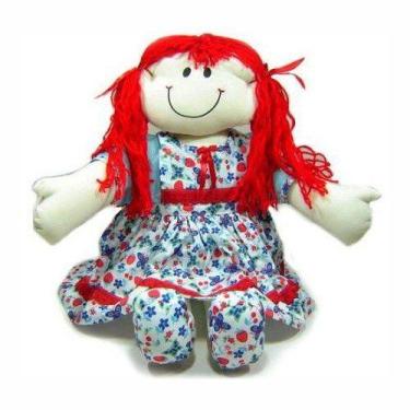 Imagem de Boneca de Pano - Grande - Multicolorida - 100% Artesanal