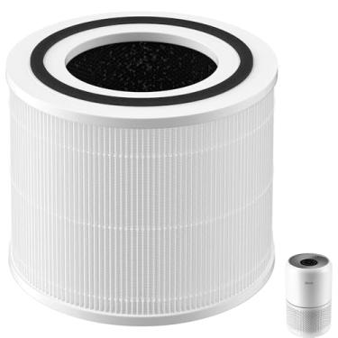 Imagem de Filtro de substituição Core 300 para purificador de ar Vortex Levoit Core 300-P, Core 300, Core 300S Vortex, substituição de filtro HEPA verdadeiro grau H13 3 em 1, compare o número de peça Core 300