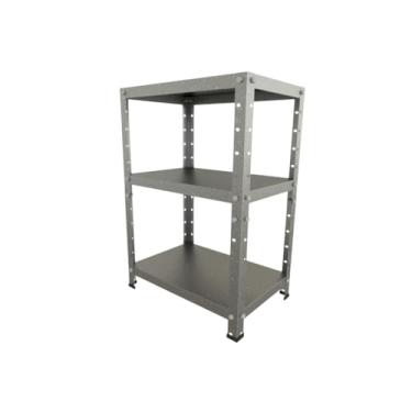 Imagem de Armário de Aço Compacto com 3 Prateleiras – Capacidade Total 45kg Dimensões 65x45x30cm Ideal para Cozinha Quarto e Escritório