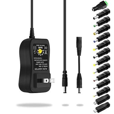Imagem de Aclorol Adaptador de alimentação universal CA/CC 36W 3~12V 3A fonte de alimentação ajustável 100V-240V CA para CC 3V-12V 9V 7,5V 6V 5V 4,5V 3V 3A 2,5A 2A 1A Conversor de comutação com conversor de