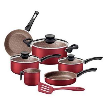 Imagem de Jogo De Panelas Tramontina Paris 07 Pcs  - 28599/717 - TRAMONTINA CUTE