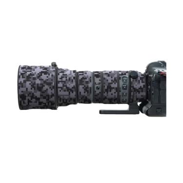 Imagem de Capa de lente para Sigma 150-600 mm F/5-6.3 DG OS Sports camuflagem capa de proteção de lente de câmera (cor #camuflagem digital - à prova d'água) capa de chuva