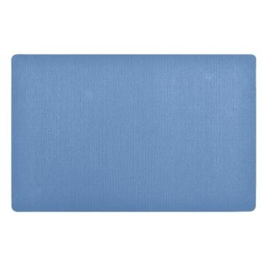 Imagem de Tapete de entrada azul elegante absorvente de água, tapete de porta impermeável, tapete de entrada ao ar livre, tapetes de porta frontal 81 x 50 cm