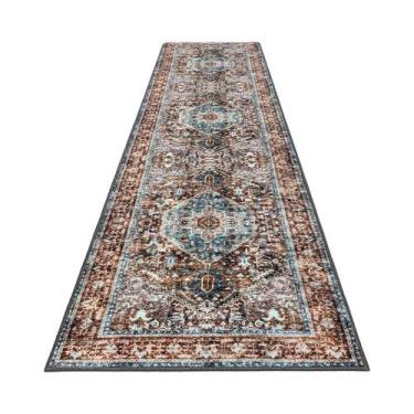 Imagem de Tapete De Chão Lavável Em Cashmere Boêmio Para Cozinha E Banheiro, À P