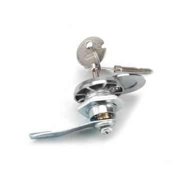 Imagem de Com tampa A400-1 caixa de armário elétrico virar lingueta fechadura armário de arquivo fechadura redonda 1 peça