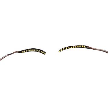 Imagem de Generic Kit de Luz LED Elegante para Cílios Postiços, Confiável e Fácil de Usar para Apresentações Em Eventos Em Bares, CR2032 (Amarelo)