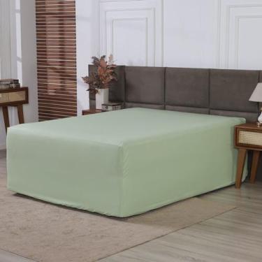 Imagem de Lençol Luva Queen com Elástico 180 Fios 100% Algodão  Avulso - Safira 