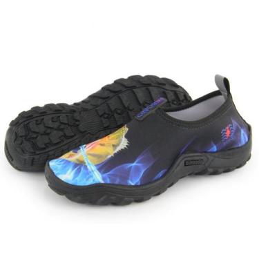 Imagem de Sapatilha Aquática Híbrida Neoprene Náutica Canoagem Mergulho - Bono R