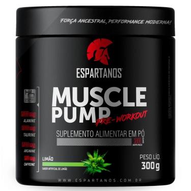 Imagem de Pré Treino Muscle Pump Pre Workout 300g - Espartanos-Unissex