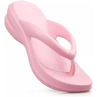 Imagem de Chinelo Ortopédico Dedo Nuvem Tratorado Calcanhar P/Esporão (Rosa/BB, BR, Adulto, Faixa Numérico, 33, 34)