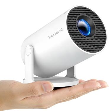 Imagem de Projetor portátil WiFi Bluetooth: Mini projetor Keystone automático para iOS, Android, laptop, TV, Stick HDMI USB (HY300)