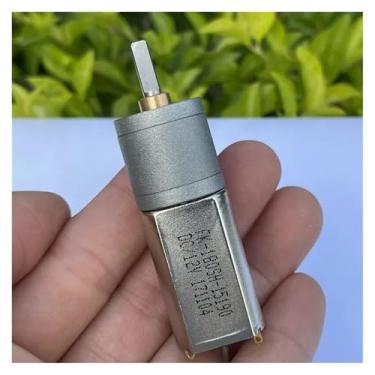 Imagem de FK-180SH-15190 Caixa de engrenagens totalmente metálica Redução de engrenagens 20 mm Arranque Eletrônico Eixo D Eixo Duplo DC 3V-12V Velocidade Lenta 75RPM Alto Torque