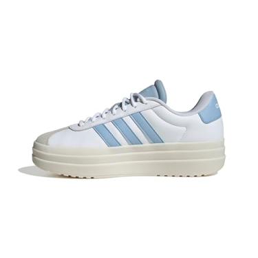 Imagem de adidas Tênis feminino Vl Court Bold, Branco/Azul/Azul Maravilha, 39