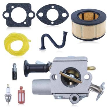 Imagem de Gubeter Carburador de motosserra 1143-120-0616 serve para motosserra Stihl MS291 MS291C MS261 MS271C peça de substituição # 1143 120 0616, carburador C1Q-S246