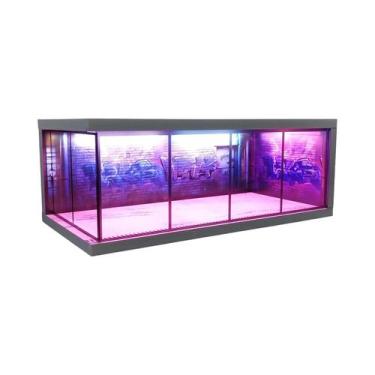 Imagem de Estojo De Exibição Diorama De Garagem Para Carros Em Escala 1/64 Com I