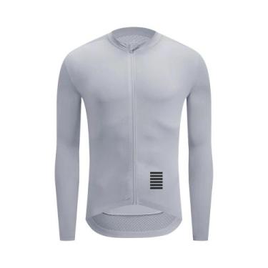 Imagem de Camisa De Ciclismo Masculina De Manga Longa Respirável Para Bicicleta 