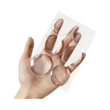 Imagem de Protetor De Parede De Borracha Transparente Para Maçaneta De Porta, Am