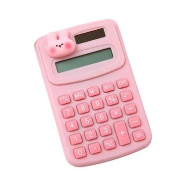 Imagem de Mini Calculadora Digital Portátil De Desenho Animado Para Estudantes, 