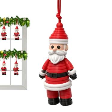 Imagem de Kits de enfeites de Natal com botões, decorações de Natal divertidas, conjunto de artesanato de botão, ornamentos festivos | para festa, feriado, aniversário, parede, porta, janela, lembrancinhas de