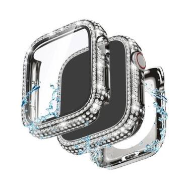 Imagem de Capa De Vidro Com Brilho De Diamante Para Apple Watch Series 10 9 8 7 