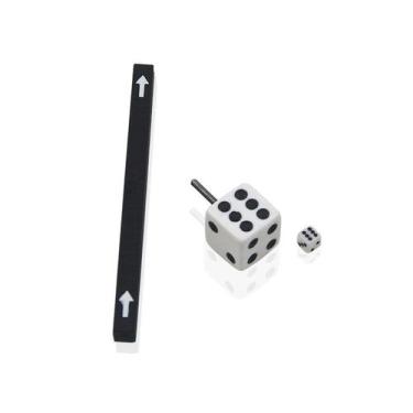 Imagem de Suporte de ilusão visual em PVC Magic Trick Shrinking Dice 8,9 cm - Yi