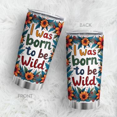 Imagem de Caneca de aço inoxidável Travel Tumbler Oasisdream 600ml