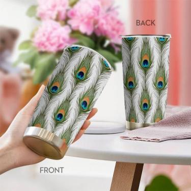 Imagem de Caneca de aço inoxidável Travel Tumbler Oasisdream 600ml