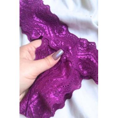 Imagem de Calcinha Lidia Rendada Semi-Fio - Airumã Lingerie, Fucsia, G