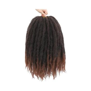 Imagem de Extensões De Cabelo Sintético Afro Kinky Marley Twist Para Tranças, 10