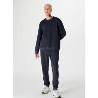 Imagem de Calça Jogger Moletom Hering 05M3 Masculina Peluciada Algodão T. P/XXG,