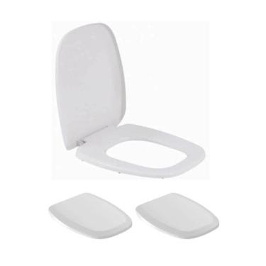Imagem de Kit 3 Assento Sanitario Like Branco Incepa - Celite