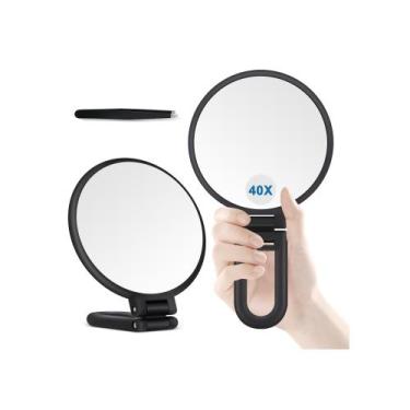 Imagem de Espelho de aumento B Beauty Planet 40X dobrável para viagem