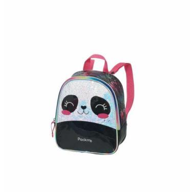 Imagem de Lancheira de Costas Pack Me Fun Panda Preto - Pacific, Único, Cod Gray