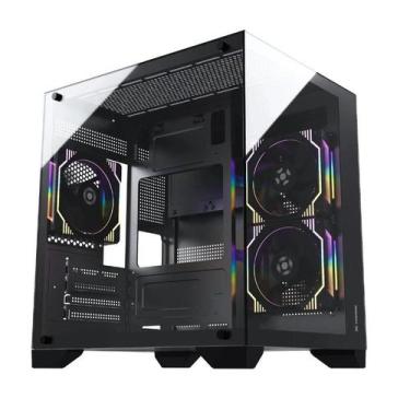 Imagem de Gabinete Gamer Fortrek Clarity S/Fan S/Fonte ATX/ITX Vidro Temperado P