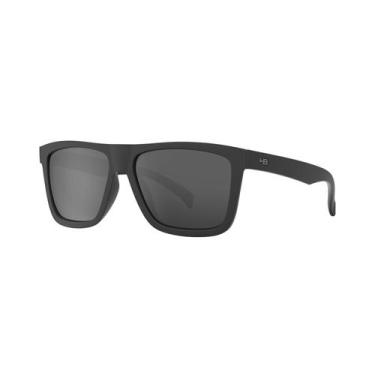 Imagem de Óculos de Sol Masculino HB Amped Matte Black Gray