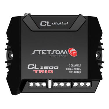 Imagem de Modulo Potencia Stetsom Amplificador Cl1500 Trio 400Wrms 2 Ohms