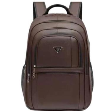 Imagem de Bolsa Mochila Universitaria Beatrice Unissex, Marrom, UN