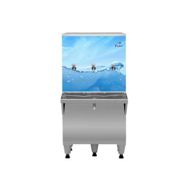 Imagem de Bebedouro Industrial 100 litros 3 Torneiras Inox Ra10 Frisbel, 110V