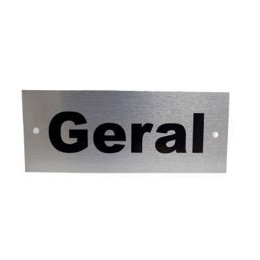 Imagem de Placa Alumínio Modelo Geral com Espessura 0,5cm Bivolt Prata Eletrotrafo 40CM