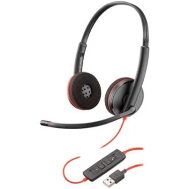 Imagem de Headset HP, Com Microfone Stereo, USB-a Poly Blackwire, Preto - C3220
