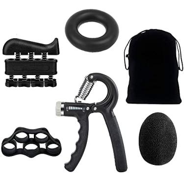 Imagem de Kit Hand Grip Fortalecedor de Mão Exercício Dedos Yangfit