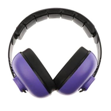 Imagem de DYNWAVE Abafadores De Bebê Proteção, Protetores Auditivos De Segurança, Protetores Auriculares Ajustáveis Com Cancelamento De Ruído, Adequados Para Crianças De 0 A 3 Anos, Fones De Ouvido, Roxa