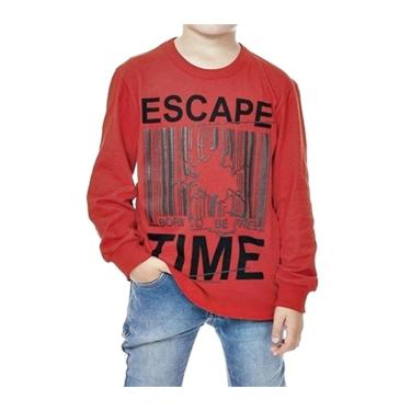 Imagem de Camiseta Masculina Manga Longa Juvenil Teen C/ Estampa Nº 12-14