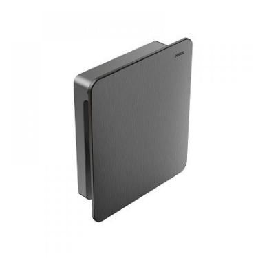 Imagem de Acabamento Para Válvula De Descarga Flat Grafite Escovado Do